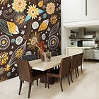 Arkiio Fototapet Transparent Blommor blommor 350x270