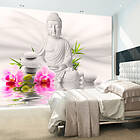 Arkiio Fototapet Buddha And Orchids and 300x210