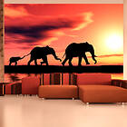 Arkiio Fototapet Elephants: Family elephants: family 250x193
