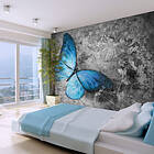 Arkiio Fototapet Blue Butterfly butterfly 200x154