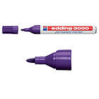Edding 3000 Märkpenna Permanent 1,5-3,0mm (violett)