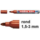 Edding 250 Whiteboardpenna Rund (brun)
