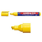 Edding 33 Märkpenna Permanent 1,0-5,0mm (gul)