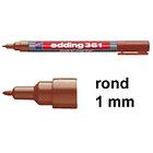 Edding 361 Whiteboardpenna Rund (brun)