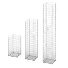 vidaXL Gabionkorg Galvaniserad Tråd 25x25x50cm Set 3st