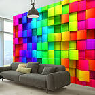 Arkiio Fototapet Colourful Cubes 350x245
