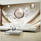 Arkiio Fototapet Golden Abstract 350x245
