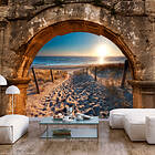 Arkiio Fototapet Arch And Beach and 300x210