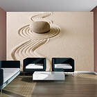 Arkiio Fototapet Zen Sand Trädgård sand trädgård 200x154