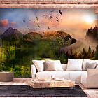 Arkiio Fototapet Bear In The Mountain in the 350x245
