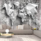 Arkiio Fototapet World Map: Origami 300x210