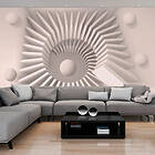Arkiio Fototapet White Dahlia 3D dahlia 300x210