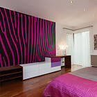 Arkiio Fototapet Zebra Pattern Violett pattern (violett) 300x231
