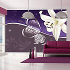 Arkiio Fototapet Lily In Shades Of Violet in shades of violet 300x210