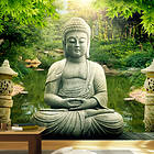Arkiio Fototapet Buddha's Garden garden 300x210