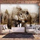 Arkiio Fototapet Mountain Predator Brown (Brown) 300x210