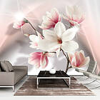 Arkiio Fototapet XXL White Magnolias II 500x280 cm