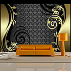 Arkiio Fototapet Golden Curtain curtain 400x280