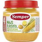 Semper Puré Majs & Potatis 4M 125g