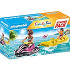 Playmobil Family Fun 70906 Starter Pack Scooter des mers et banane flottante