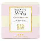 DeoDoc Organic Super Cotton Tampoons Without Applicator (18-pack)