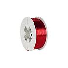 Verbatim transparent red PETG filament 1.75mm 1kg