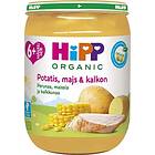 HiPP Potatis Majs & Kalkon 6m 190g