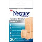Nexcare Universal Flexible Textile Plåster 20-pack