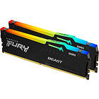 Kingston Fury Beast Black RGB DDR5 5200MHz 2x8GB (KF552C40BBAK2-16)