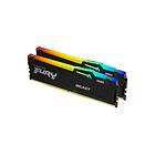 Kingston Fury Beast Black RGB DDR5 5600MHz 2x8GB (KF556C40BBAK2-16)