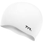 TYR Wrinkle Free Silicone Junior Badmössa Vit