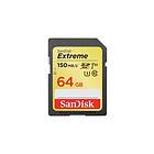 SanDisk Extreme Plus SDXC Class 10 UHS-I U3 V30 170/80Mo/s 64Go