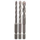 Bosch 3-delars kakelborrsats HEX-9 Ceramic 5 6 8mm