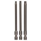 Bosch 3-delars skruvbitssats extrahårda T20 T25 T30 89mm 3-pack