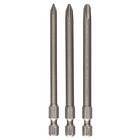Bosch 3-delars skruvbitssats extrahårda PH1 PH2 PH3 89mm