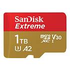 SanDisk Extreme microSDXC Class 10 UHS-I U3 V30 A2 190/130MB/s 1TB