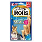 Churu Cat Rolls Chicken & Tuna Wrap with Scallop 4st