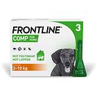 Frontline Comp Spot-on Hund Lösning 67mg/60,3mg 3x0,67ml