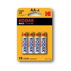 Kodak Max Lithium AA-batterier 4-pack