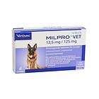 Virbac Milpro Vet 12,5mg/125mg Filmdragerade Tabletter för Hundar 4st