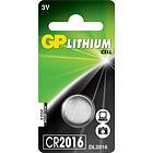 GP Batteries Knappcellsbatteri (CR2016)