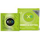 EXS Ribbed & Dotted Kondomer (3st)