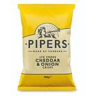 Pipers Crisps Lye Cross Cheddar & Onion 150g