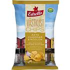 Estrella Västkustchips Äkta Cheddar & Rödlök 180g