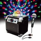 Karaoke Machine with Disco Lamp