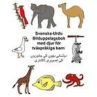 Svenska-Urdu Bilduppslagsbok Med Djur För Tvåspråkiga Barn