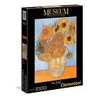 Clementoni Van Gogh Sun Flowers Puslespill 1000 Bitar