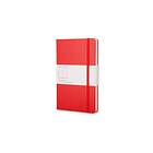 Moleskine Pocket Plain Hardcover Notebook Red