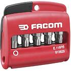 Facom E.116PB Bitssats i etui 10 st, TORX Plus