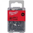 Milwaukee PH2 Bits 25-pack 25 mm